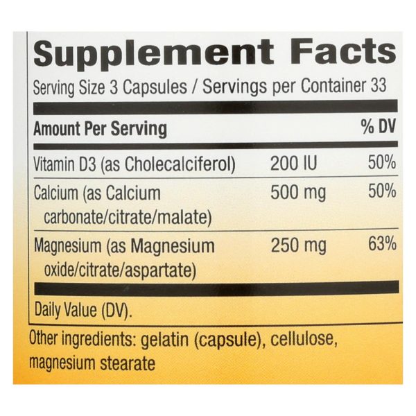 Nature's Way - Calcium Mag and D Complex - 100 Capsules - Image 2
