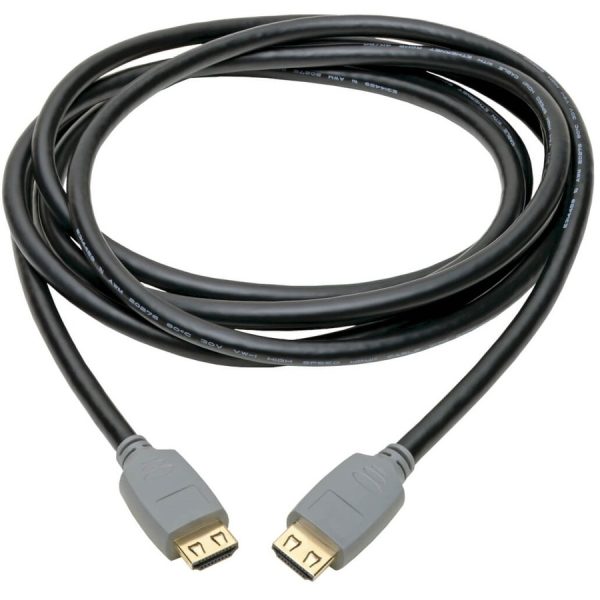 Eaton Tripp Lite Series 4K HDMI Cable (M/M) - 4K 60 Hz, HDR, 4:4:4, Gripping Connectors, Black, 10 ft. - Image 2