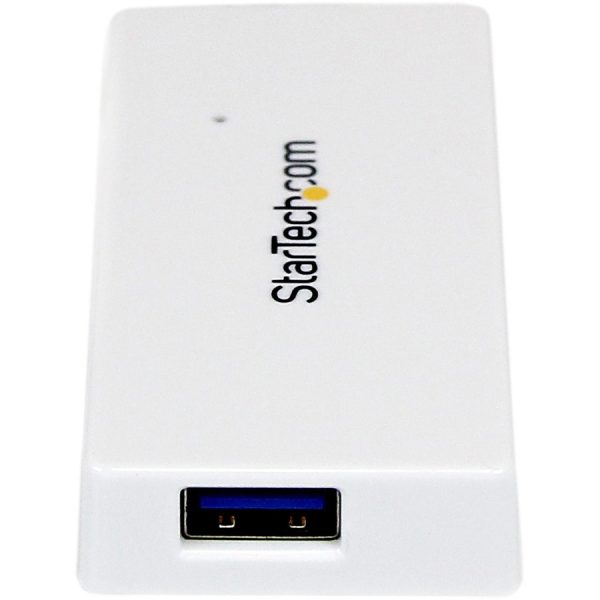 StarTech.com Portable 4 Port SuperSpeed Mini USB 3.0 Hub - 5Gbps - White - Image 4
