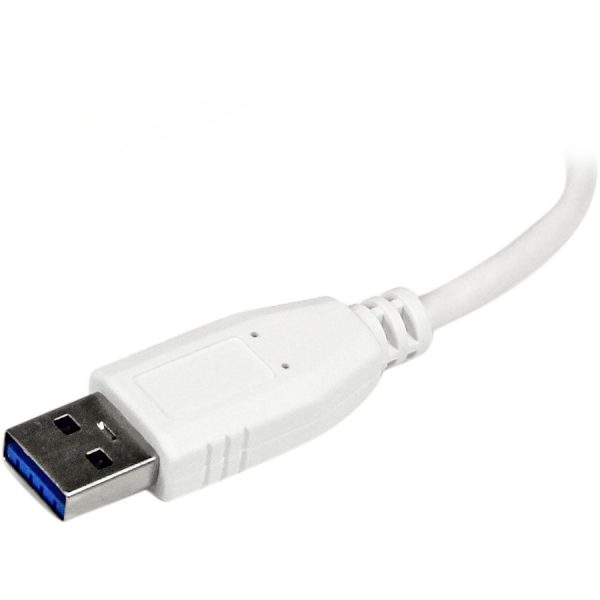 StarTech.com Portable 4 Port SuperSpeed Mini USB 3.0 Hub - 5Gbps - White - Image 5