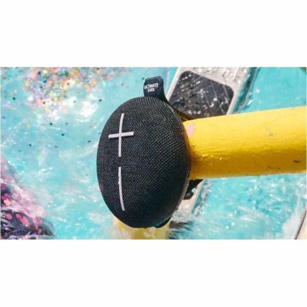 ULTIMATE EARS MINIROLL Ultra-Portable Waterproof Bluetooth Speaker, Big Bass, IP67 Dustproof, 131 ft (40 m) Range - Gentle Black - Image 9