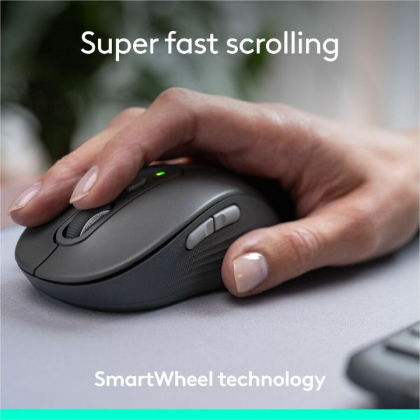 Logitech Signature Slim MK955 Combo for Business, Copilot Edition, Wireless Keyboard and Mouse, Graphite - Image 5