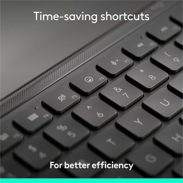 Logitech Signature Slim MK955 Combo for Business, Copilot Edition, Wireless Keyboard and Mouse, Graphite - Image 9