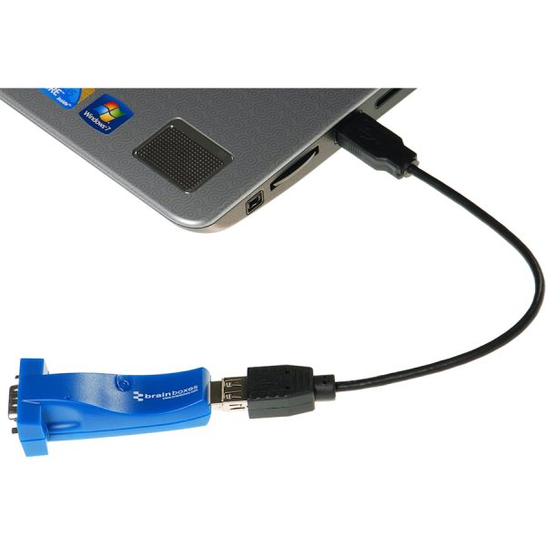 Brainboxes 1 Port RS232 USB to Serial Adapter - Image 3