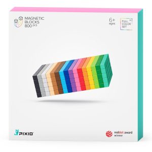 PIXIO-800 Magnetic Blocks in 16 Colors +Free App