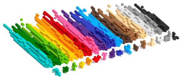 PIXIO-800 Magnetic Blocks in 16 Colors +Free App - Image 12