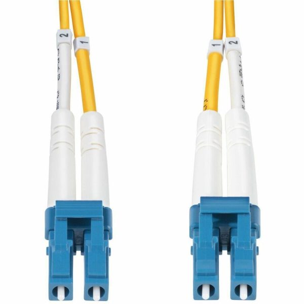 StarTech.com 50m (164ft) LC to LC (UPC) OS2 Single Mode Duplex Fiber Optic Cable, 9/125, 100G, Low Insertion Loss, LSZH Fiber Jumper Cord - Image 4