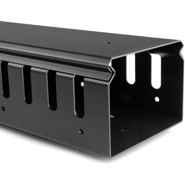 StarTech.com Vertical Cable Organizer with Finger Ducts - Vertical Cable Management Panel - Rack-Mount Cable Raceway - 40U - 6 ft. - Image 4