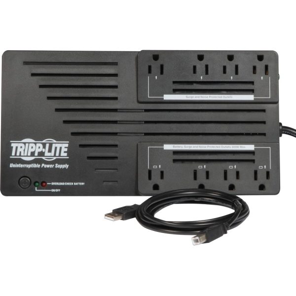 Eaton Tripp Lite Series 550VA 300W Line-Interactive UPS - 8 NEMA 5-15R Outlets, AVR, 120V, 50/60 Hz, USB, Desktop/Wall Mount - Image 3