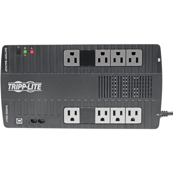 Eaton Tripp Lite Series 550VA 300W Line-Interactive UPS - 8 NEMA 5-15R Outlets, AVR, 120V, 50/60 Hz, USB, Desktop/Wall Mount - Image 5