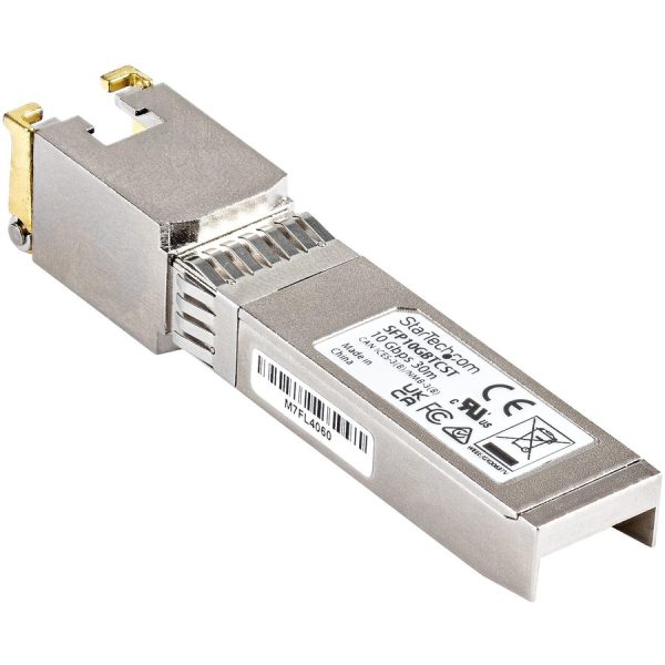 StarTech.com Cisco SFP-10GB-T-X Compatible SFP+ Module - 10GBASE-T - 10GE Gigabit Ethernet SFP+ SFP to RJ45 Cat6/Cat5e Transceiver - 30m - Image 7