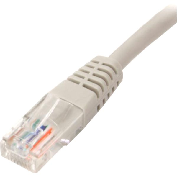 StarTech.com 50 ft Gray Molded Cat5e UTP Patch Cable - Image 2