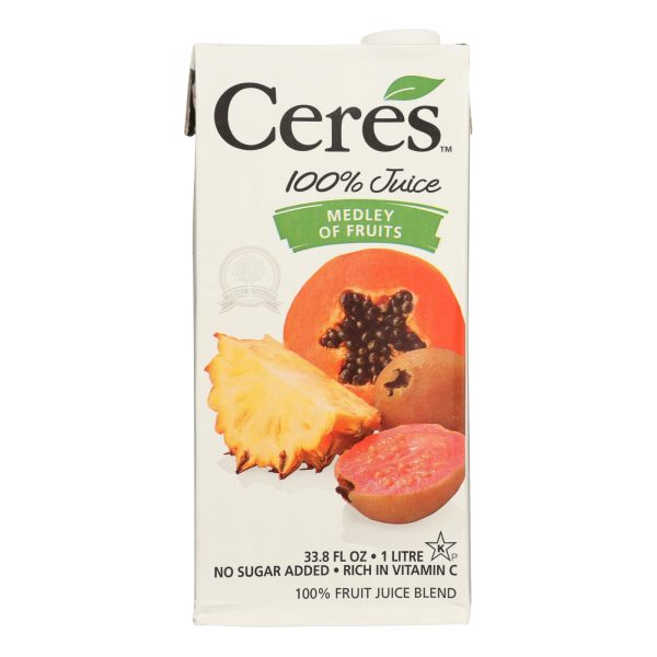 Ceres Juices Juice - Medley of Fruit - Case of 12 - 33.8 fl oz - Image 2