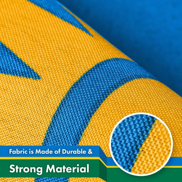 G128 2 Pack: Rwanda Rwandan Flag | 3x5 Ft | LiteWeave Pro Series Printed 150D Polyester | Country Flag, Indoor/Outdoor, Vibrant Colors, Brass Grommets, Thicker and More Durable Than 100D 75D Polyester - Image 4
