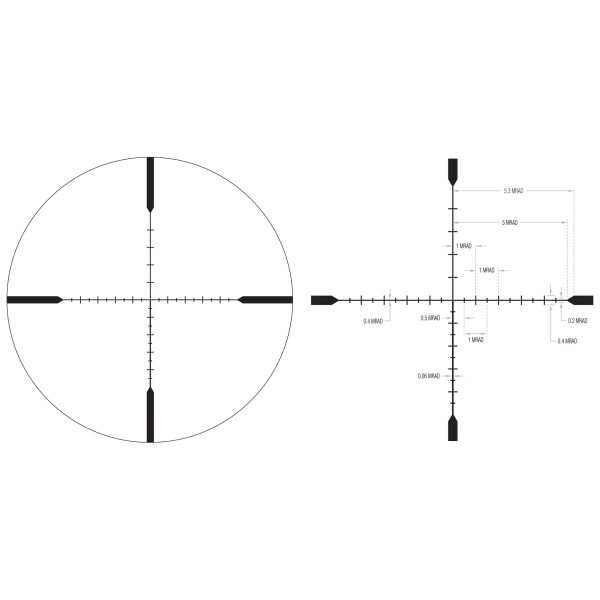 TRIJICON TENMILE 6-24X50 SFP MRAD RD - Image 4