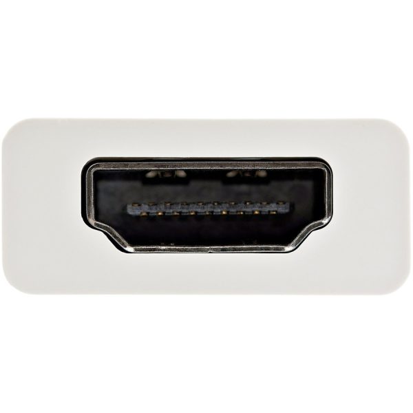 StarTech.com USB-C to HDMI Adapter - White - 4K 60Hz - Thunderbolt 3 Compatible - USB-C Adapter - USB Type C to HDMI Dongle Converter - Image 4