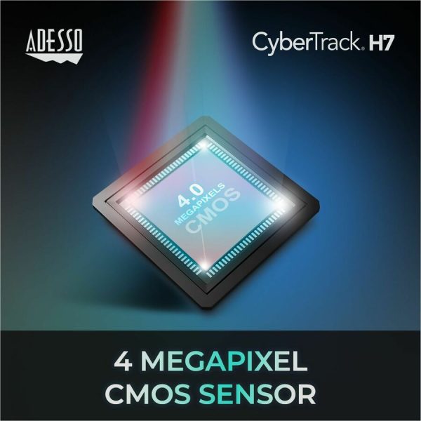 Adesso CyberTrack CyberTrack H7 Webcam - 4 Megapixel - 30 fps - USB 2.0 - TAA Compliant - Image 8