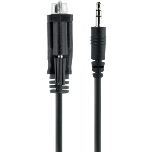 StarTech.com 3ft (1m) DB9 to 3.5mm Serial Cable for Serial Device Configuration, RS232 DB9 Male to 3.5mm for Calibrating via Audio Jack - Image 2