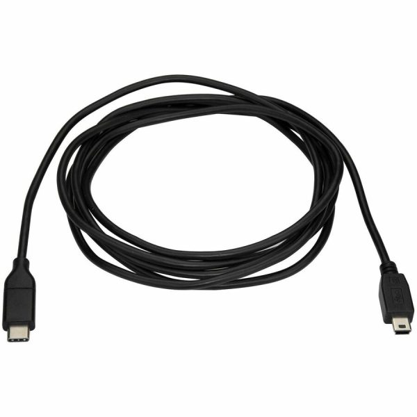 StarTech.com 2m 6 ft USB C to Mini USB Cable - M/M - USB 2.0 - USB C to USB Mini - USB Type C to Mini USB - Mini USB to USB C Cable - Image 3