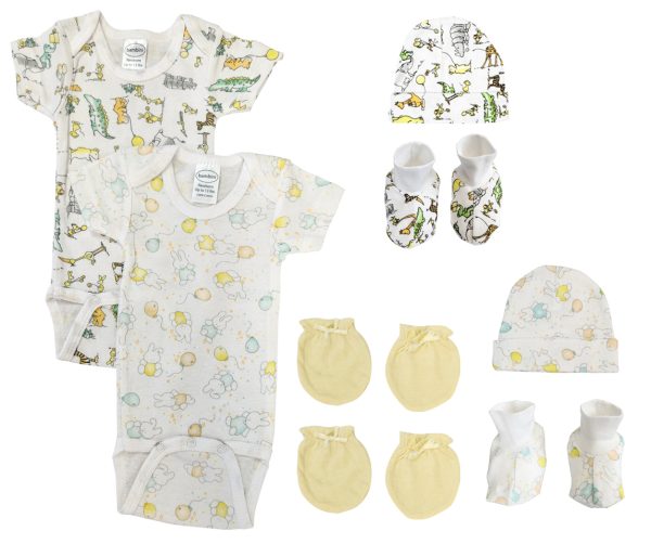 Unisex Newborn Baby 8 Pc  Sets Nc_0574