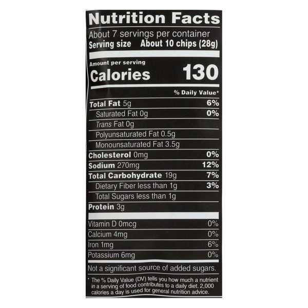 Stacy's Pita Chips Simply Naked Pita Chips - Case of 12 - 7.33 oz. - Image 2