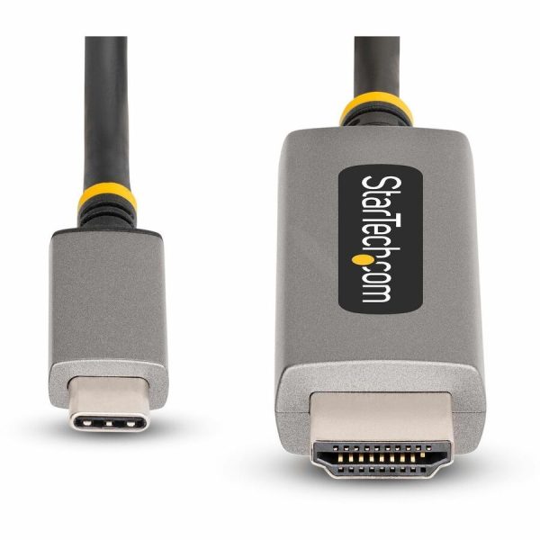 StarTech.com 10ft (3m) USB-C to HDMI Adapter Cable, 8K 60Hz, 4K 144Hz, HDR10, USB Type-C to HDMI 2.1 Converter, USB-C/USB4/TB3/4 Compatible - Image 5