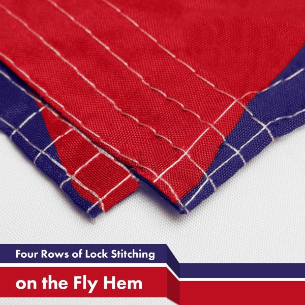 G128 2 Pack: American Samoa Flag | 3x5 Ft | Printed 150D Polyester - Indoor/Outdoor, Vibrant Colors, Brass Grommets, Quality Polyester, Much Thicker More Durable Than 100D 75D Polyester - Image 5