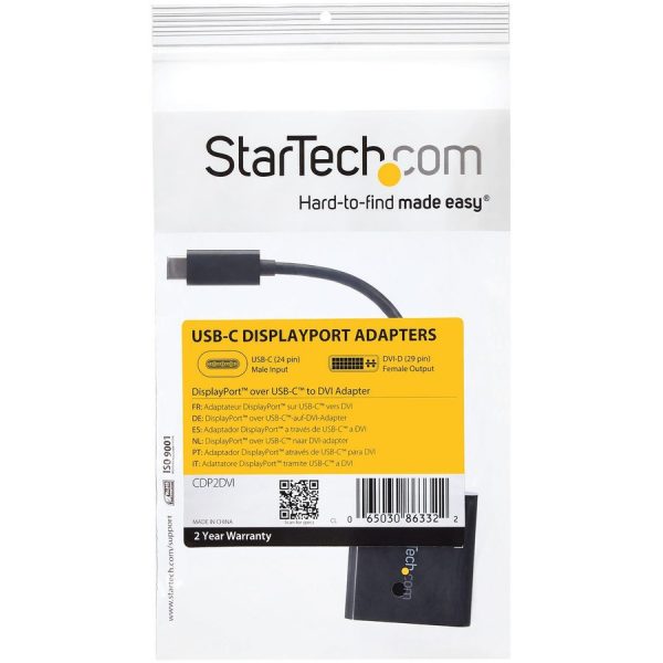 StarTech.com USB C to DVI Adapter - Thunderbolt 3 Compatible - 1920x1200 - USB-C to DVI Adapter for USB-C devices such as your 2018 iPad Pro - DVI-I Converter - Image 6