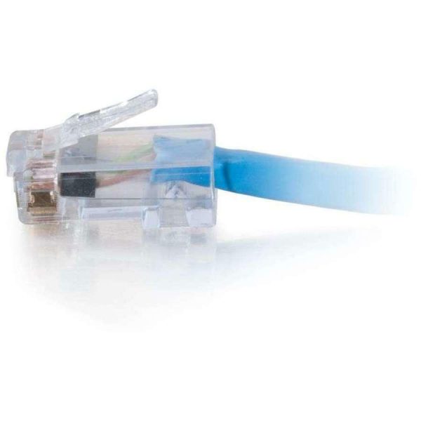 C2G-10ft Cat6 Non-Booted Network Patch Cable (Plenum-Rated) - Blue - Image 2