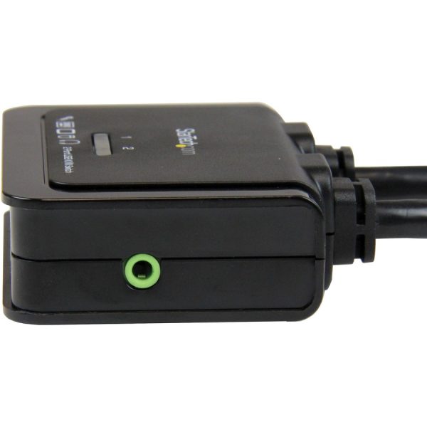 StarTech.com 2 Port USB HDMI Cable KVM Switch with Audio and Remote Switch â€" USB Powered - Image 3