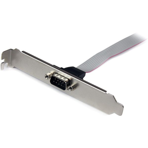 StarTech.com 9-pin Serial to 10-pin Header Slot Plate - Serial panel - DB-9 (M) - 10 pin IDC (F) - 41 cm - Image 2