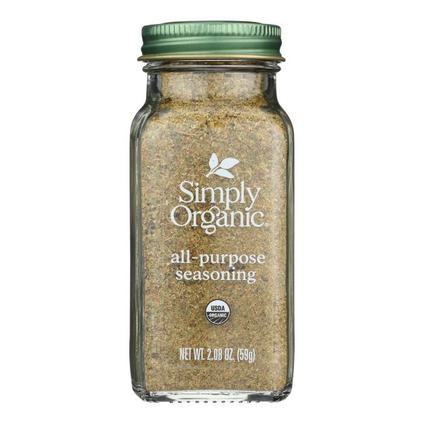 Simply Organic All Purpose Seasoning - Case of 6 - 2.08 oz.