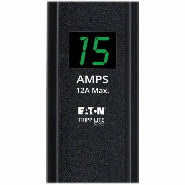Eaton Tripp Lite Series 1.5kW Single-Phase Local Metered PDU, 100-127V Outlets (8 5-15R), 5-15P, 15 ft. (4.57 m) Cord, 0U Vertical, 24 in. - Image 3