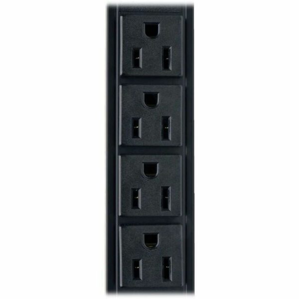 Eaton Tripp Lite Series 1.5kW Single-Phase Local Metered PDU, 100-127V Outlets (8 5-15R), 5-15P, 15 ft. (4.57 m) Cord, 0U Vertical, 24 in. - Image 4
