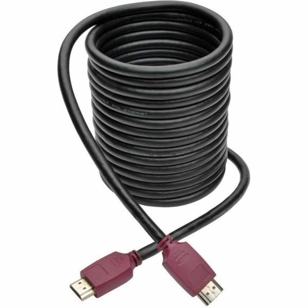 Eaton Tripp Lite Series 4K HDMI Cable with Ethernet (M/M) - 4K 60 Hz, Gripping Connectors, 15 ft. - Image 2