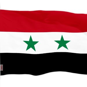 G128 Syria Syrian Flag | 3x5 Ft | LiteWeave Pro Series Printed 150D Polyester | Country Flag, Indoor/Outdoor, Vibrant Colors, Brass Grommets, Thicker and More Durable Than 100D 75D Polyester