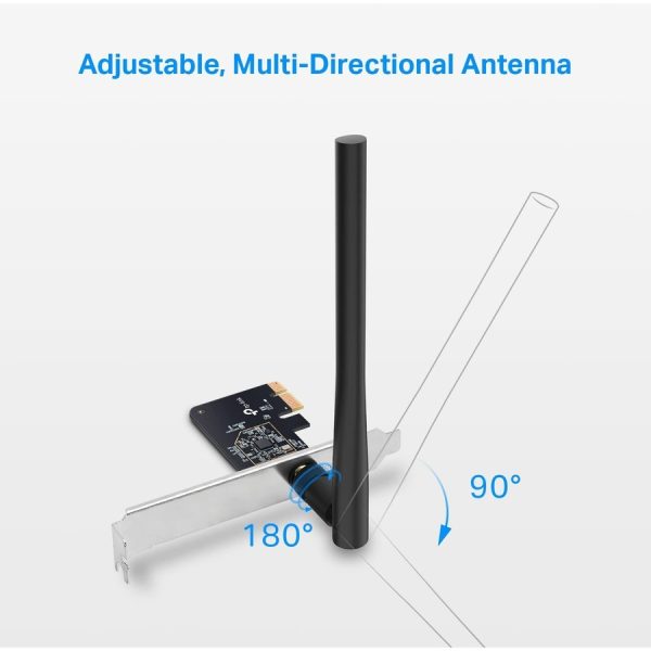 TP-Link Archer T2E - PCIe WiFi Card for Desktop PC - Dual Band Wireless Internal Network Card - Image 5