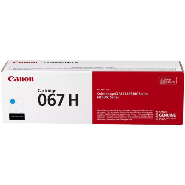 Canon 067 Original High Yield Laser Toner Cartridge - Cyan - 1 Each - Image 4