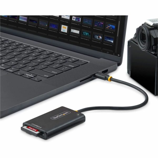 StarTech.com USB-C CFexpress Type B Card Reader, Portable USB 3.2 (10Gbps) Memory Card Reader, USB Type-C to CF Express 2.0 Adapter - Image 5
