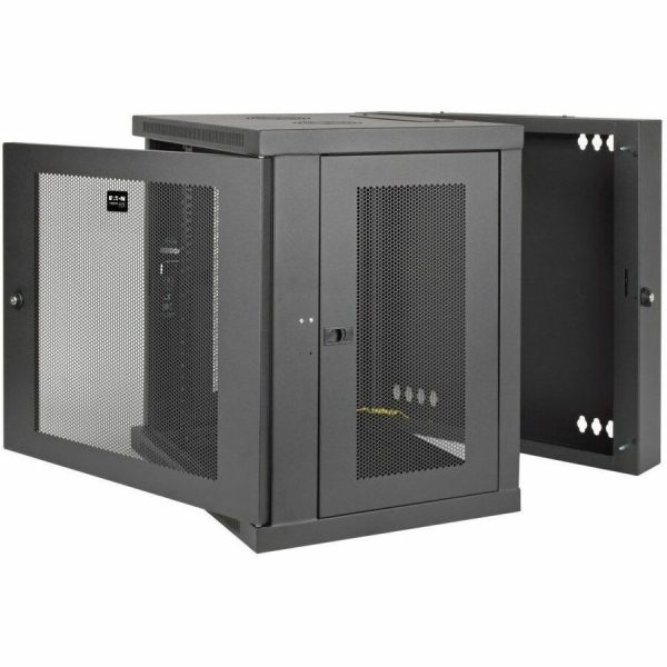 Eaton Tripp Lite Series SmartRack 12U UPS-Depth Wall-Mount Small Rack Enclosure, Hinged Back - Image 3