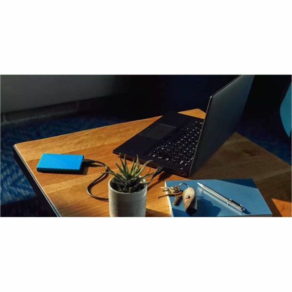 WD My Passport WDBR9S0060BBL-WESN 6 TB Portable Hard Drive - External - Blue - Image 5