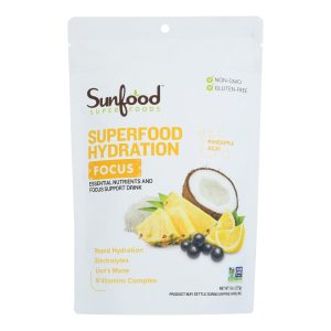 Sunfood - Sprfd Hydrt Focus Pineaca - EA of 1-8 OZ