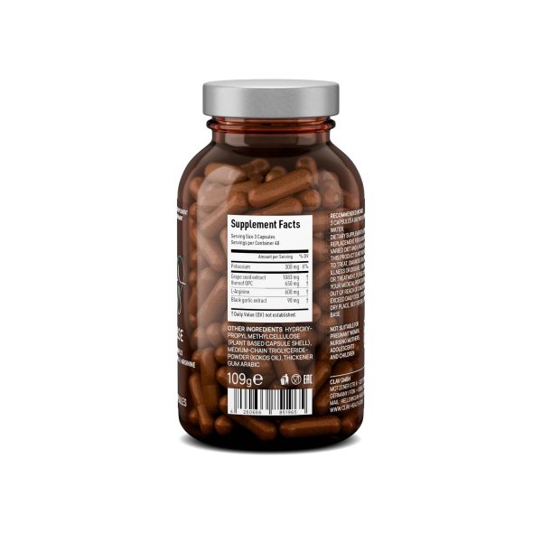 Premium Blood Pressure Support Supplement with Grape Seed Extract L Arginine Black Garlic Extract & Potassium   120 Capsules - Image 9