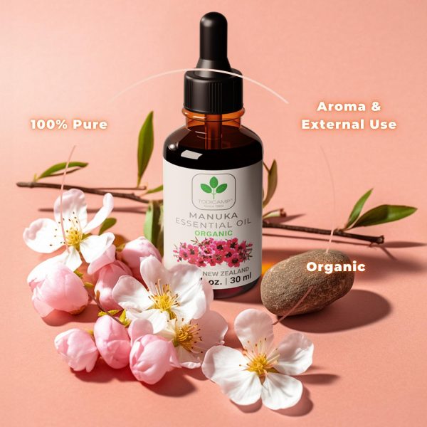 100% Pure Manuka Oil from New Zealand | Therapeutic Grade Essential Oil for Wound Care Skin Soothing Nail & Scalp Health | Organic Undiluted Cold Pressed Manuka for Face Hair & Body - Image 3