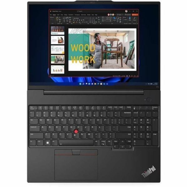 Lenovo ThinkPad E16 Gen 1 21JN0040US 16" Touchscreen Notebook - WUXGA - Intel Core i5 13th Gen i5-1335U - 16 GB - 512 GB SSD - English Keyboard - Graphite Black - Image 2