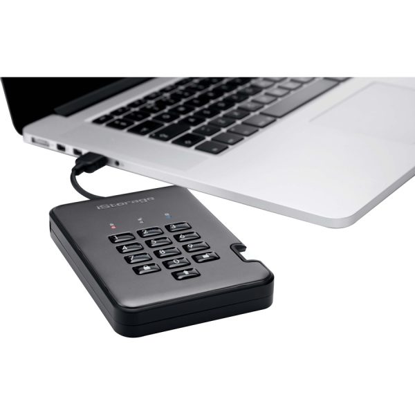 iStorage diskAshur PRO2 HDD 5 TB | Secure Hard Drive | FIPS Level 3 certified | Password Protected | Dust/Water Resistant. IS-DAP2-256-5000-C-X - Image 3