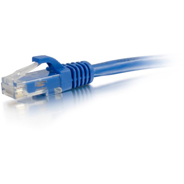 C2G 7ft Cat6 Ethernet Cable - Snagless Unshielded UTP Network Patch Cable - RJ-45 Male to RJ-45 Male - Blue - Image 2