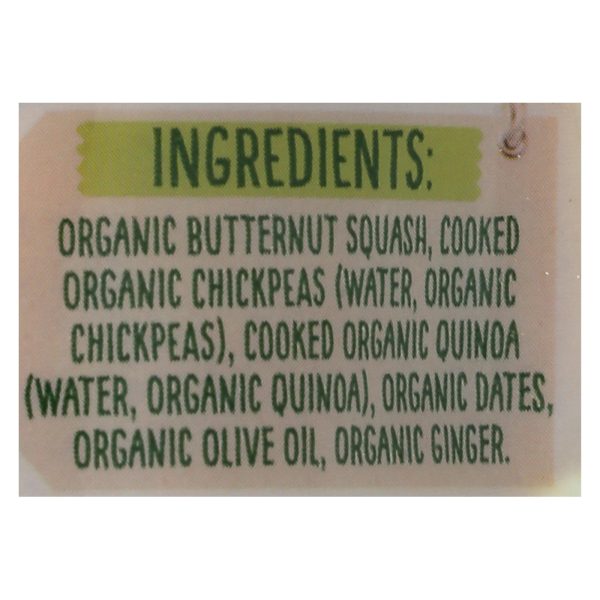 Sprout Foods Inc - Baby Food Btrnut Chckpea - Case of 6 - 4 OZ - Image 2