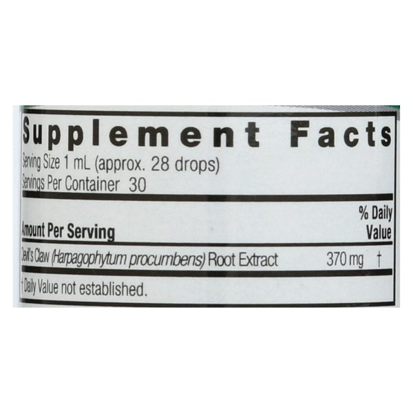 Nature's Answer - Alcohol Free Devil's Claw Root - 1 oz - Image 3