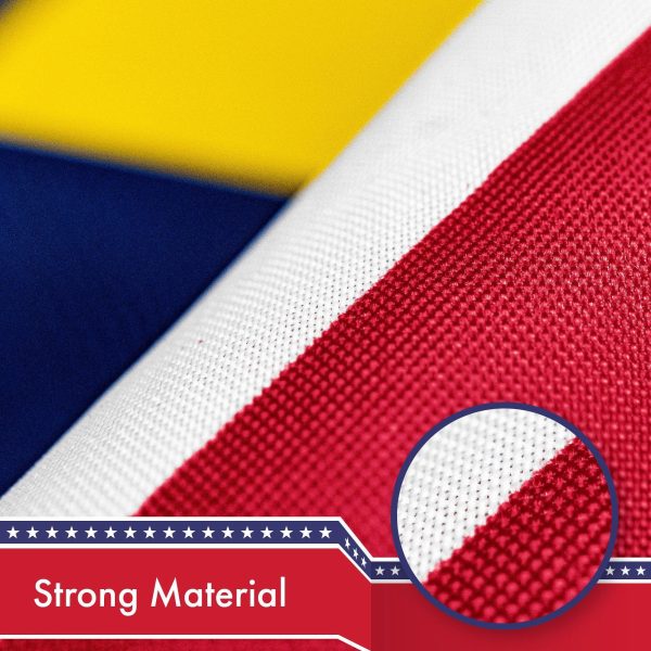 Denver City Flag 3x5 Ft 3-Pack 150D Printed Polyester By G128 - Image 4